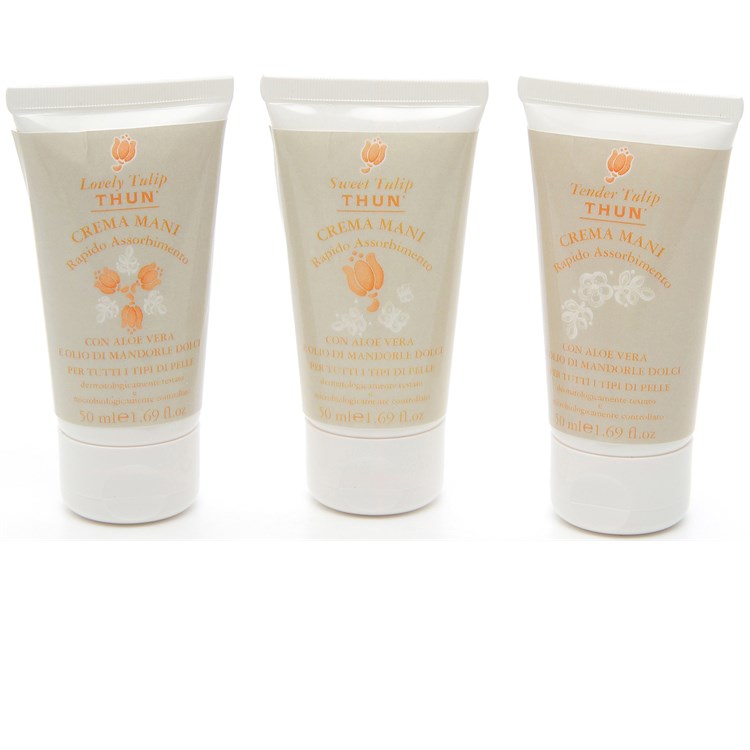 Set crema mani donna allover tulip