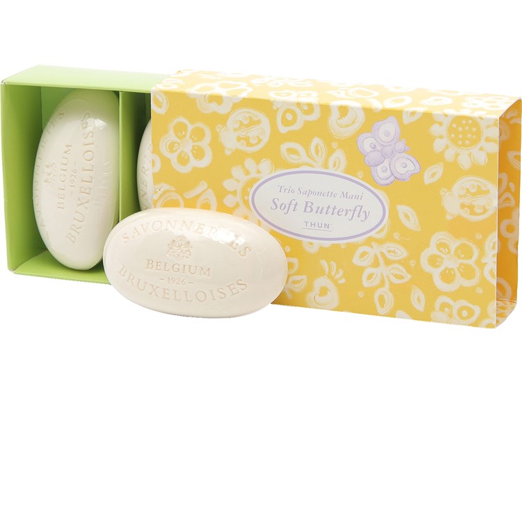 Set 3 saponi allover butterfly