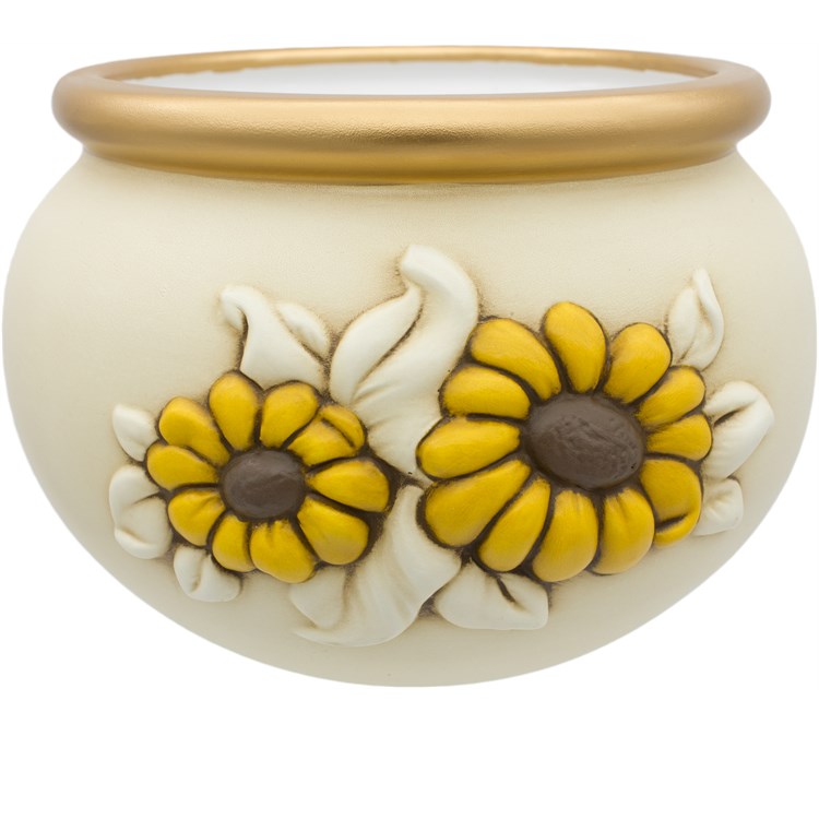 Cachepot Coprivaso Con Girasoli