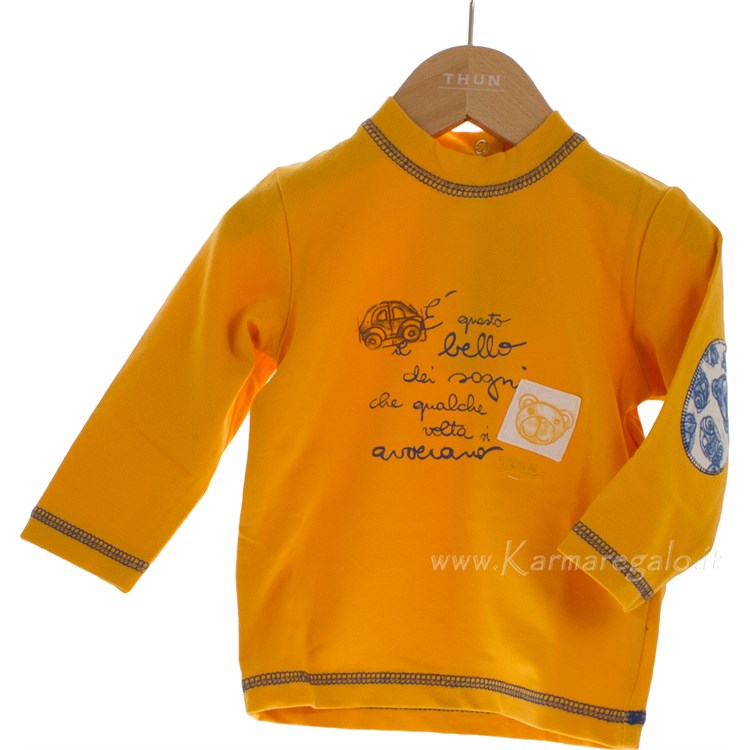 T-Shirt Manica Lunga My Toys Boy Giallo 92 per cento cotone