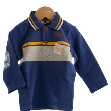 polo maglia my toys boy blu 92 per cento cotone