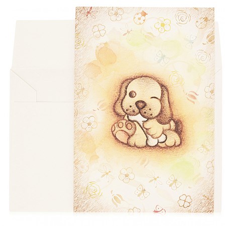 biglietto auguri cane