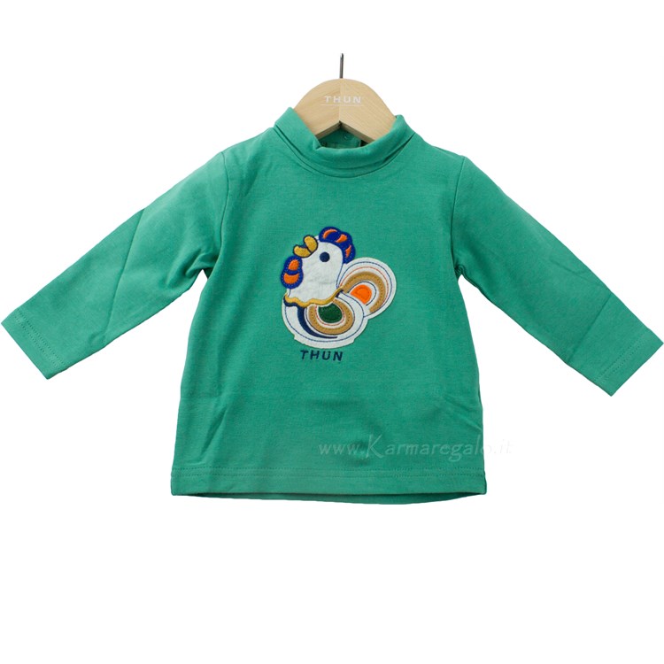 T-Shirt Manica Lunga Verde Boy 