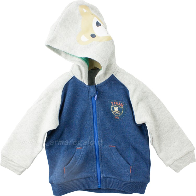Cardigan Felpa con Cappuccio Boy