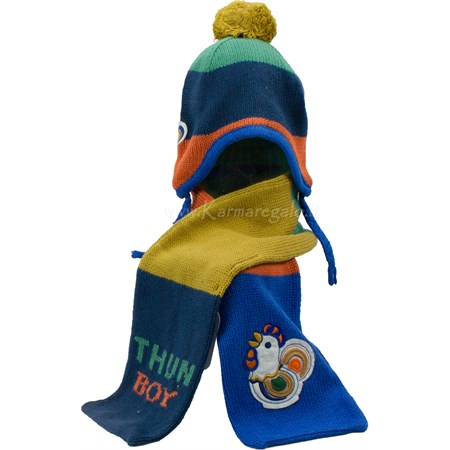 confezione berretto e sciarpa boy thun
