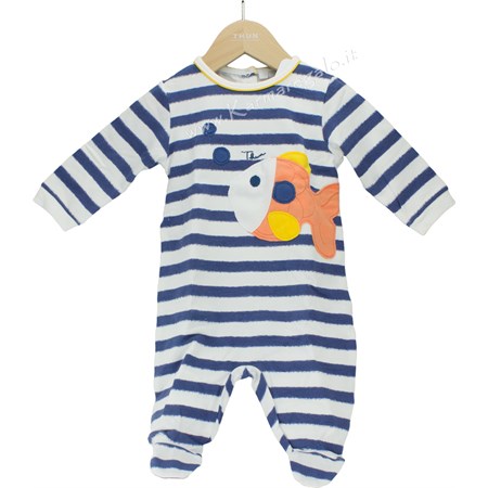 tutina pesciolino e righe boy 95 per cento cotone