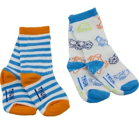 confezione 2 calzini lunghi motors boy thun