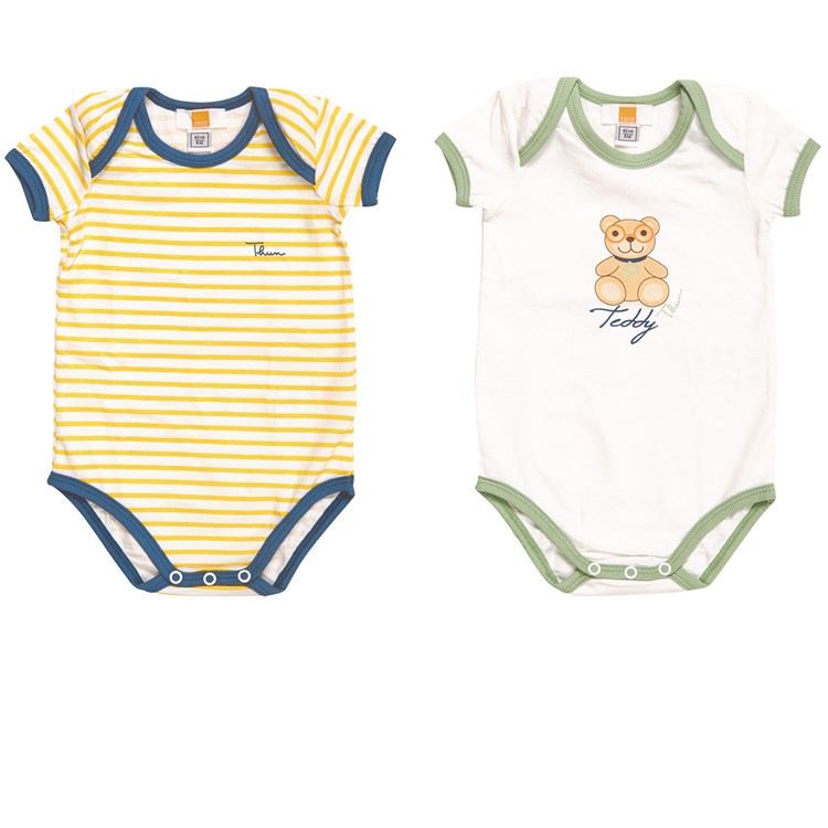 Confezione 2 body Teddy boy