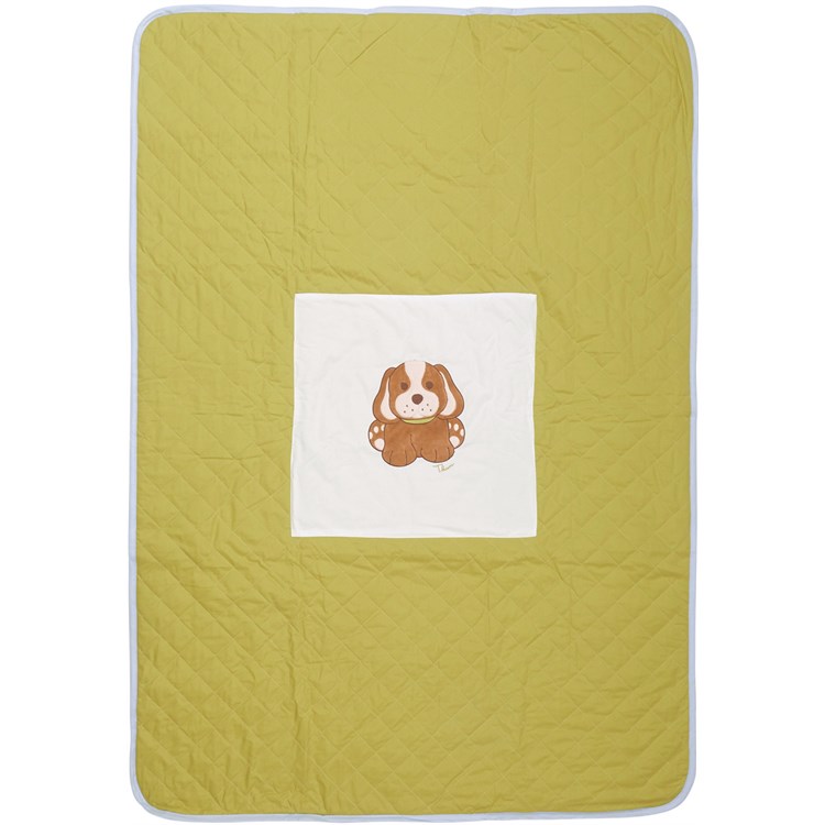 Trapuntina Lettino Fattoria Cagnolino e Gufetto