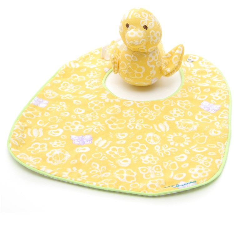 Confezione bavaglino e gioco butterfly