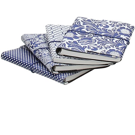 set 4 notebook blu