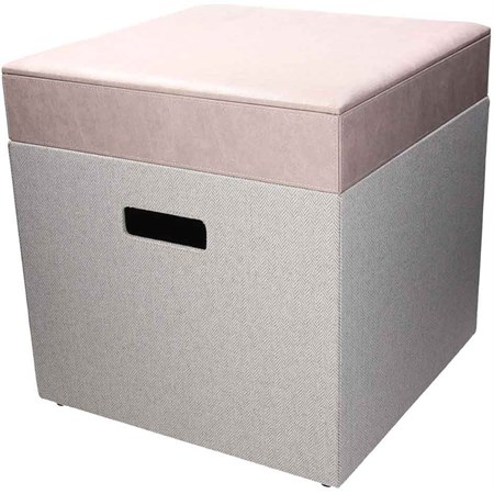 pouf contenitore cm 40 x 40 x 40 h mood beige