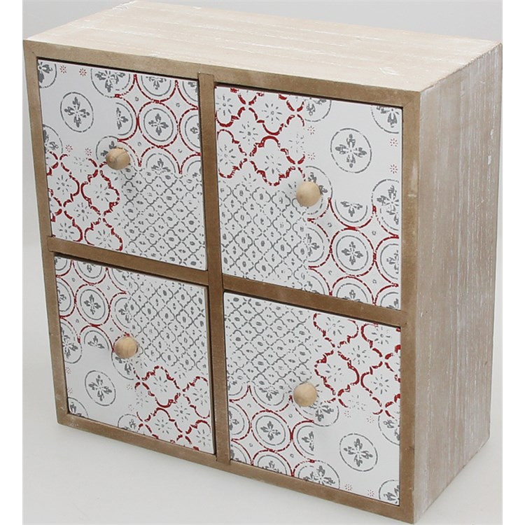 Cassettiera Portaoggetti 4 Cassetti Mishmash