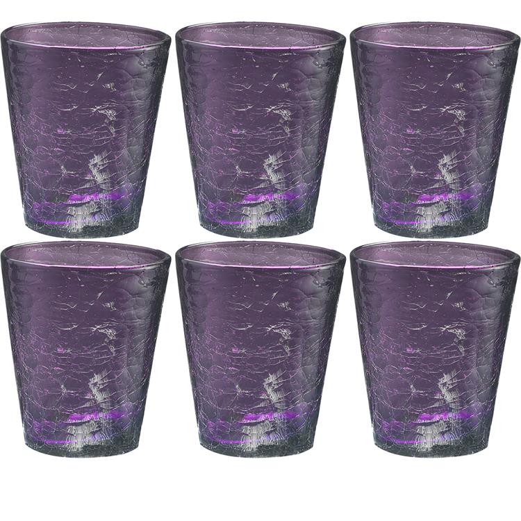 Confezione 6 Bicchieri Kolors Viola Cc 310