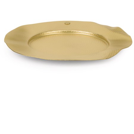 sottobottiglia in ottone con decoro a rilievo