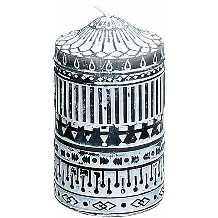 Candela Nera Cilindrica Gitana