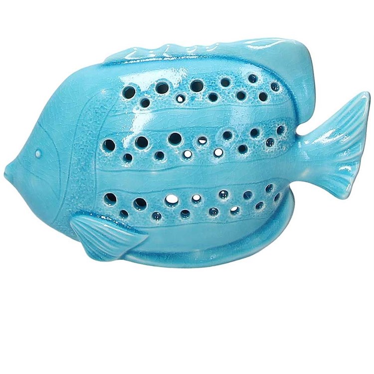 Porta Tealight Pesce Medio