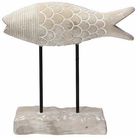 scultura pesce h 29 cm