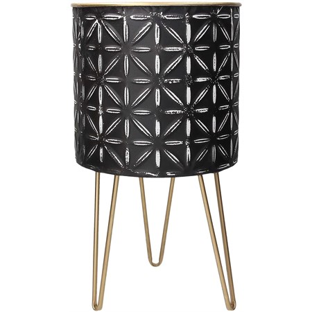 portavaso grande in metallo cm 43 h