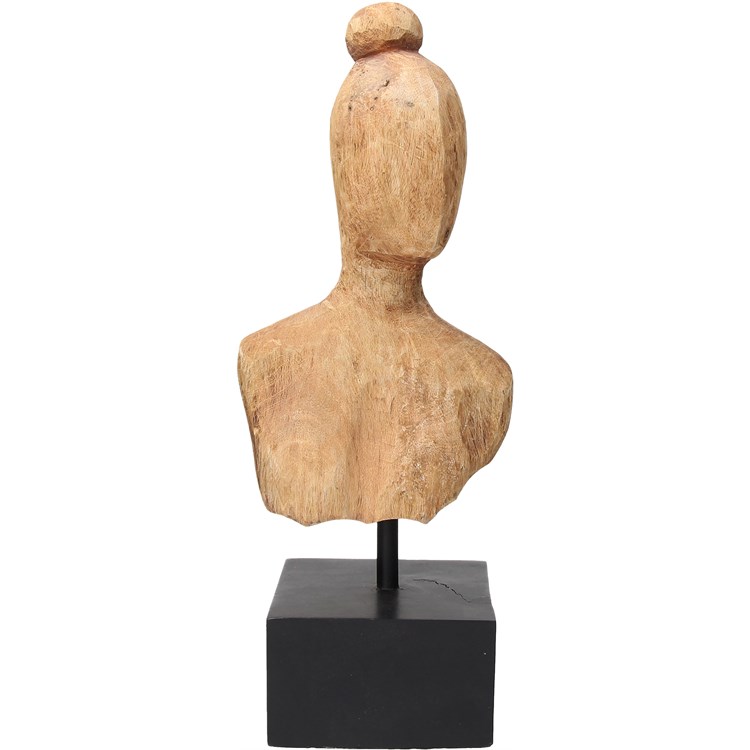 Busto Donna Rita In Legno