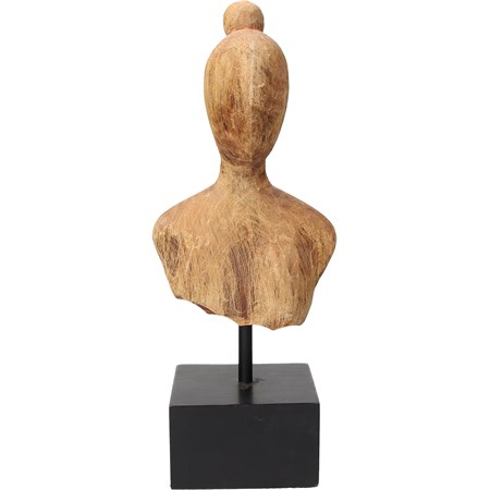 busto donna ada in legno