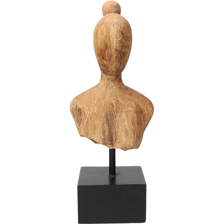 Busto Donna Ada In Legno
