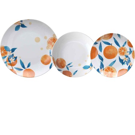 servizio 18 pezzi arance
