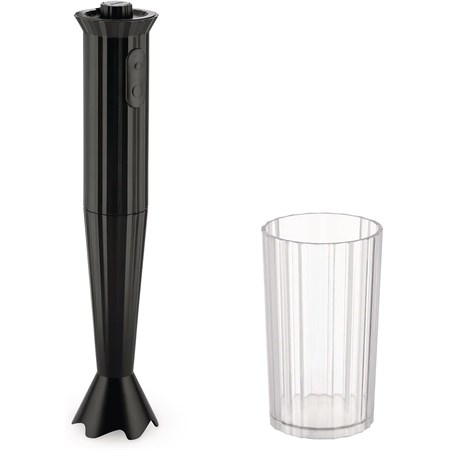 frullatore ad immersione plisse nero