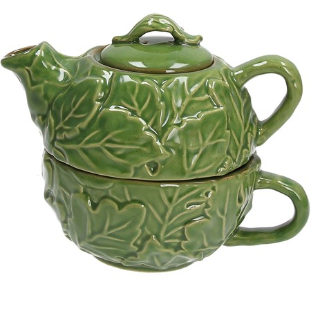 teiera tea for one 300 cc verde