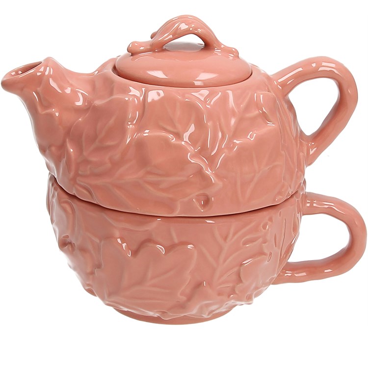 Teiera Tea For One 300 Cc Rosa Pesca