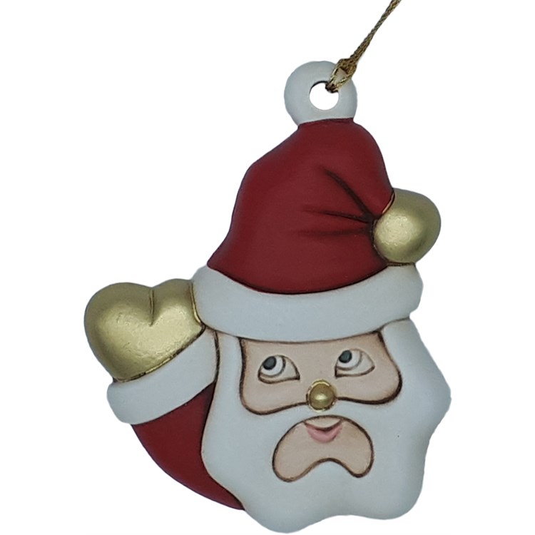 Addobbo Babbo Natale Che Saluta
