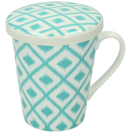 mug infusiera celeste