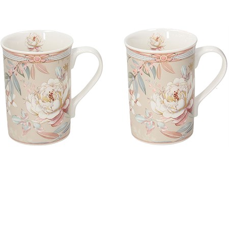 confezione di 2 mug peonia