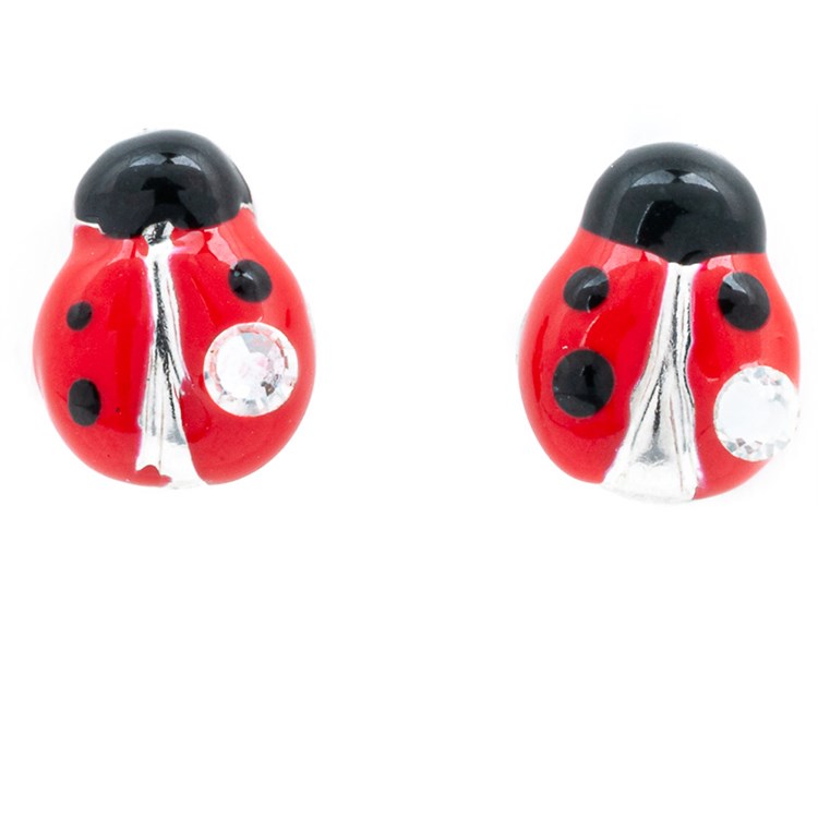 Orecchini Coccinella Smaltata