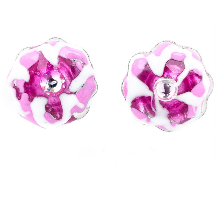 Orecchini Fiore Rosa