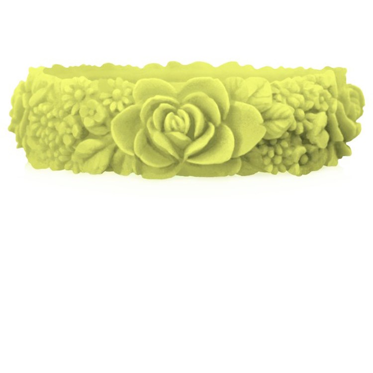 O Bracelet Flower Slim Lime