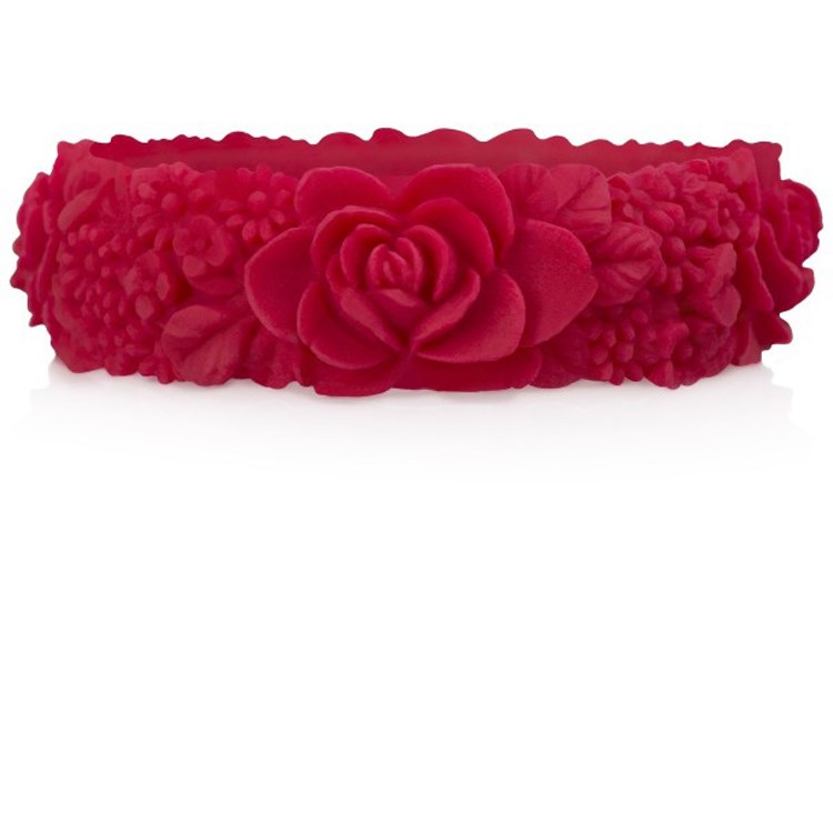 O Bracelet Flower Slim Lampone