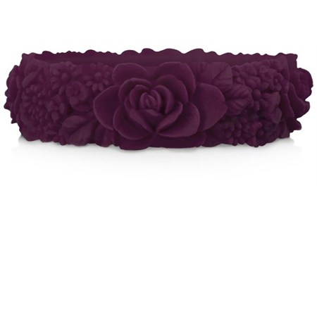 o bracelet flower big bordeaux