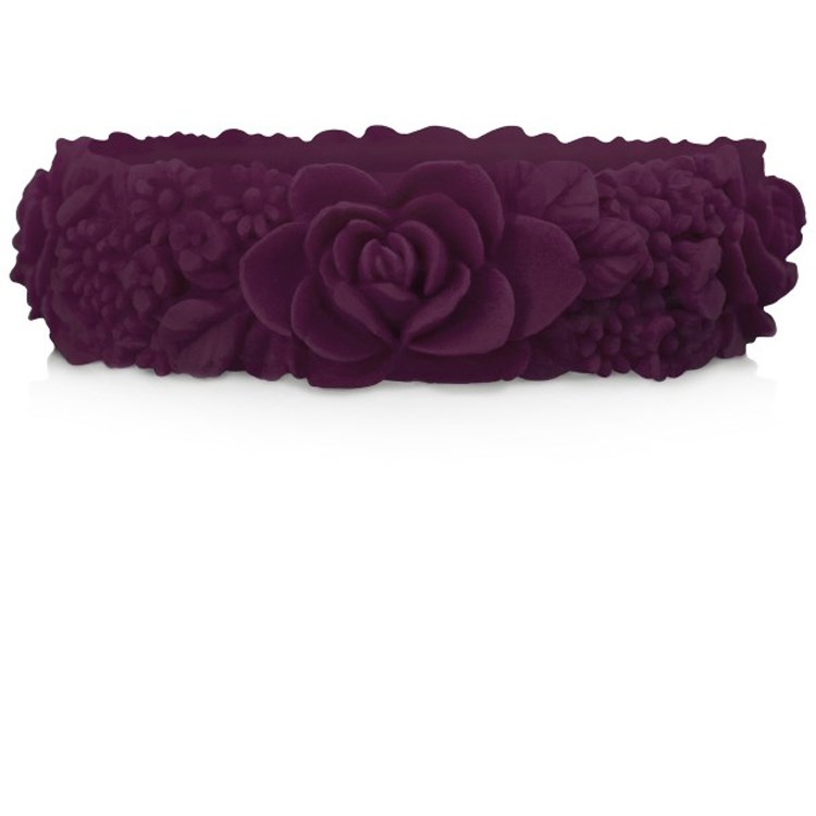 O Bracelet Flower Big Bordeaux