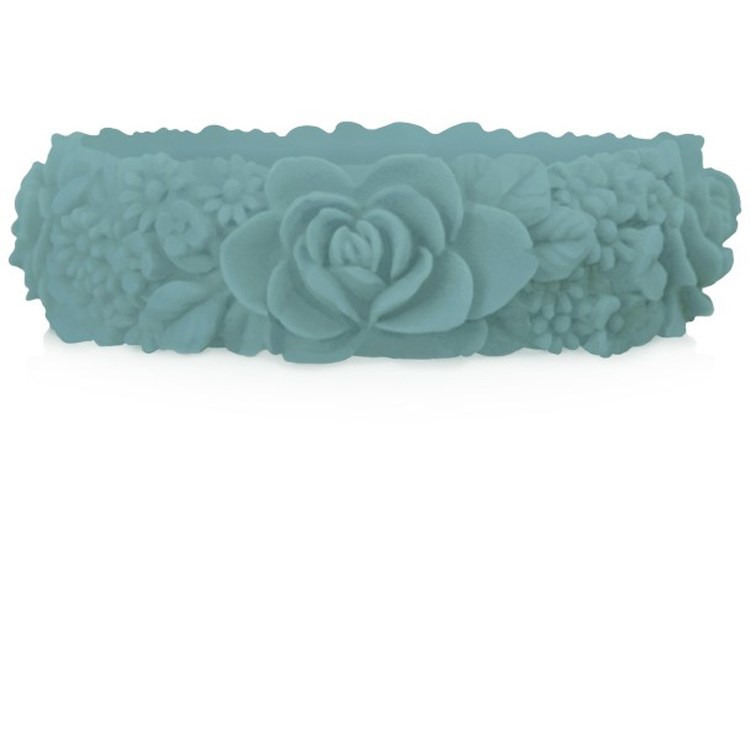 O Bracelet Flower Big Turchese Menta