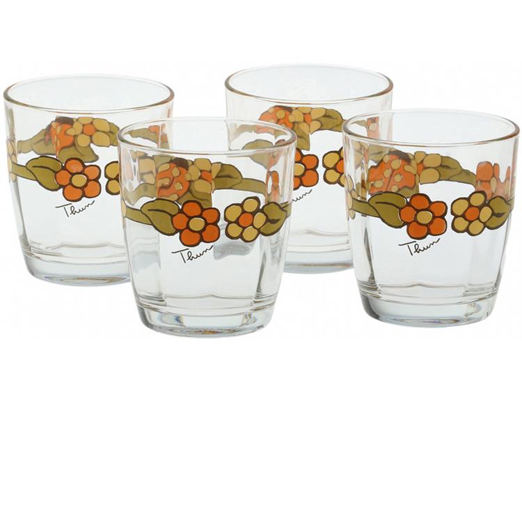 Set 4 bicchieri Country