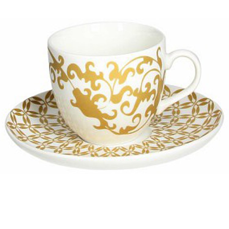 Set 6 Tazze Cappuccino Con Piatto Melissa