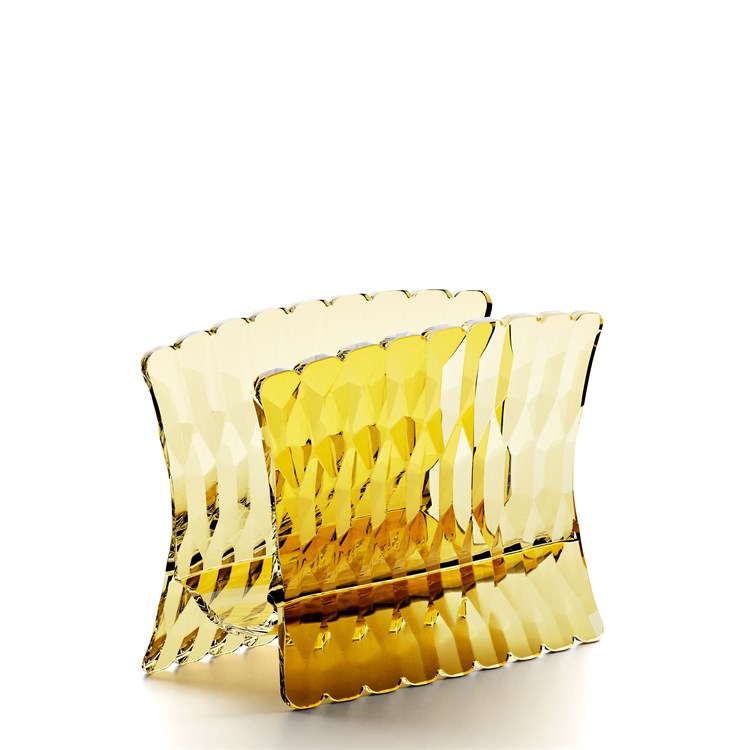 Portatovaglioli Verticale Vanity Giallo Zafferano