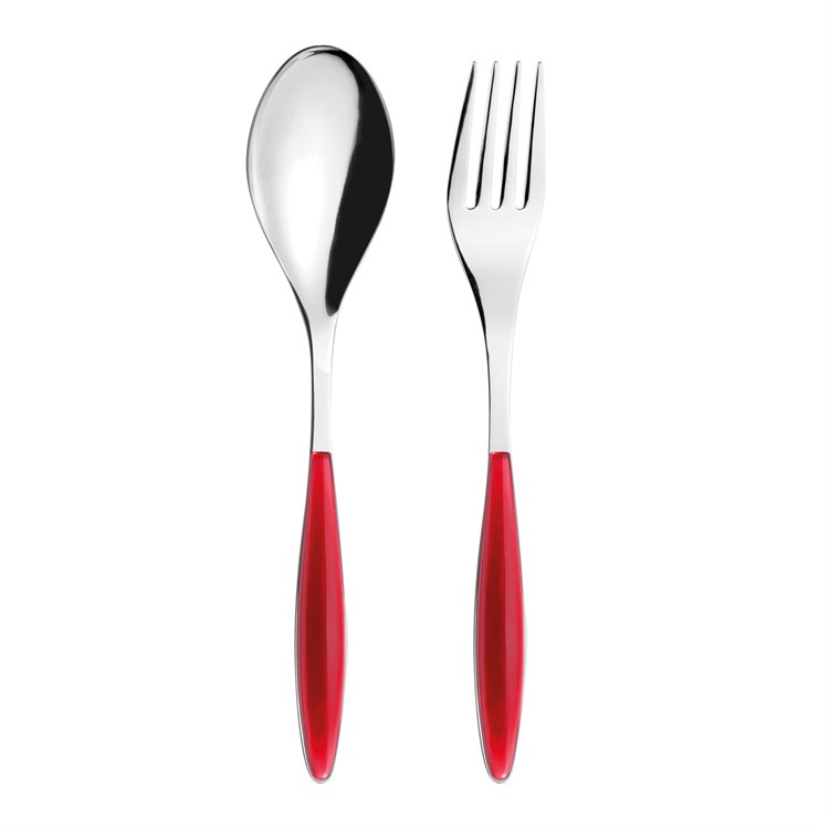 Posate A Servire Feeling Rosso