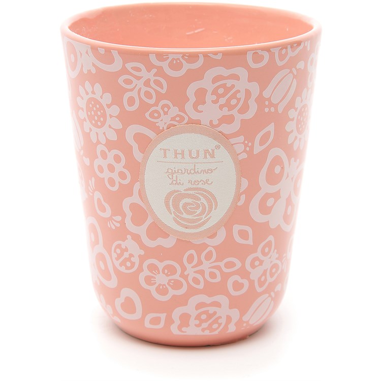 Candela in vasetto grande Giardino di Rose