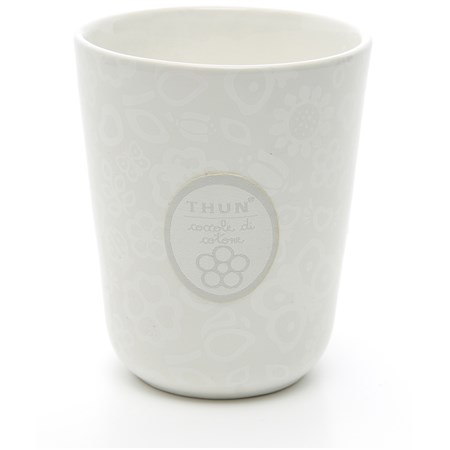 candela in vasetto grande coccole di cotone thun