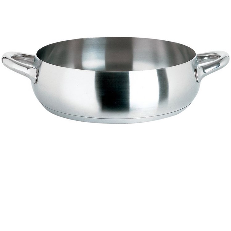 Casseruola Bassa 2 Manici Mami 24 cm Satinata