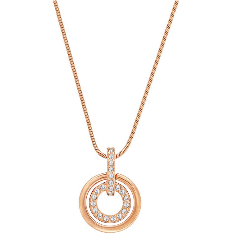 Circle Pendente Oro Rosa