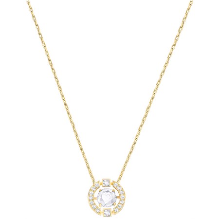 collana sparkling dance round bianco