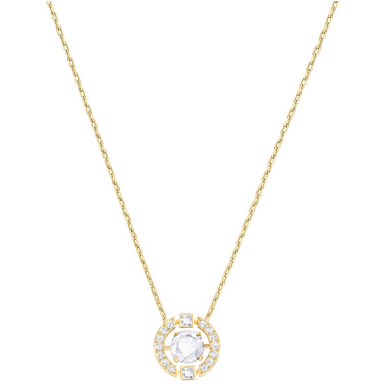 Collana Sparkling Dance Round Bianco